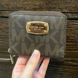 Michael Kors Zipper Fold Wallet